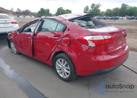 2016 Kia Forte Lx из США, поврежденный, VIN KNAFX4A6XG5442147
